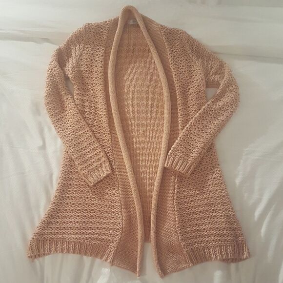 TOBI Waffle Knit Open Front Cardigan - Size XS - Picture 1 of 5